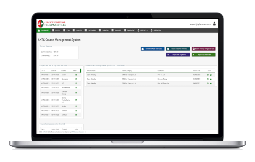 Custom Software and Mobile Apps - Software for Health & Safety Training Providers Custom Software and Mobile Apps - Software for Health & Safety Training Providers