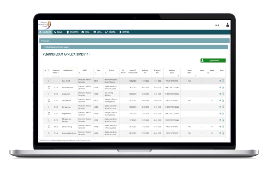 Custom Software and Mobile Apps - Pre-Hospital Emergency Care Council (PHECC) Custom Software and Mobile Apps - Pre-Hospital Emergency Care Council (PHECC)